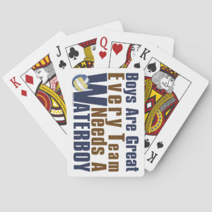 Baralho Waterboy Vollyball em Azul