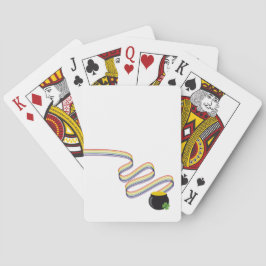 Baralho Wavy Rainbow Stripes Leading to Pot of Gold