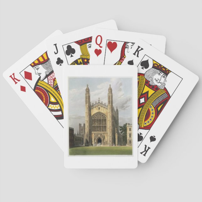 Baralho West End of King's College Chapel, Cambridge, de (Verso)