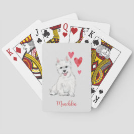 Baralho West Highland Terrier White fur Westie