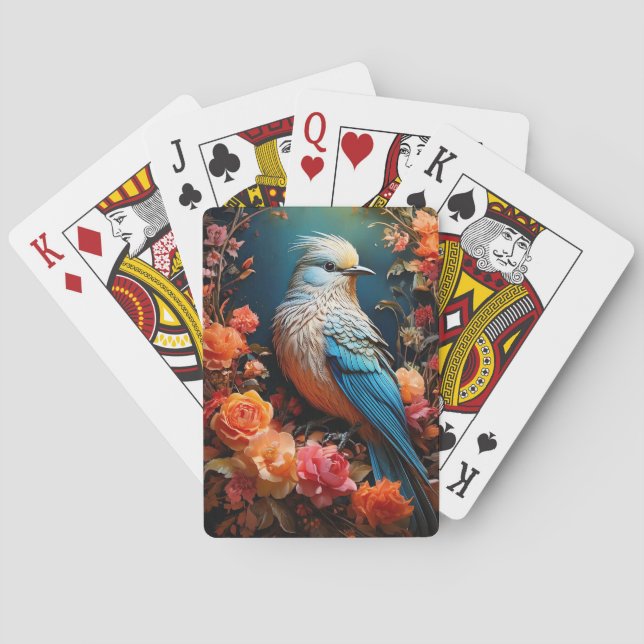 Baralho Whimsic Nature Blue Bird (Verso)