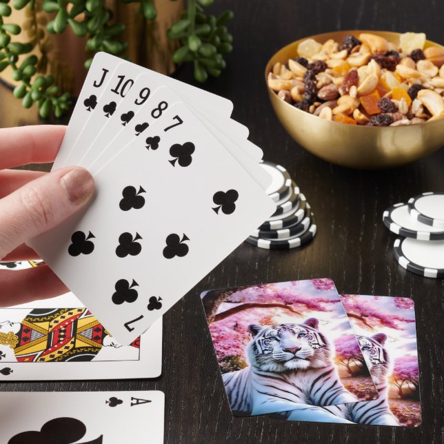 Baralho "White Tiger Poker Playing Cards - Qualidade Premi (In situ)