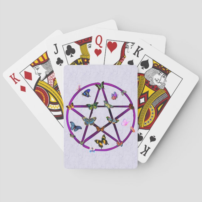Baralho Wiccan Star e Butterflies (Verso)