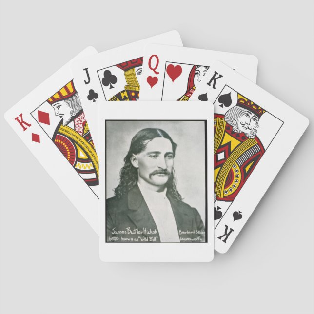 Baralho 'Wild Bill' Hickok (foto b/w) (Verso)