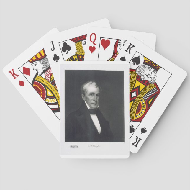 Baralho William Henry Harrison, 9o presidente da união (Verso)