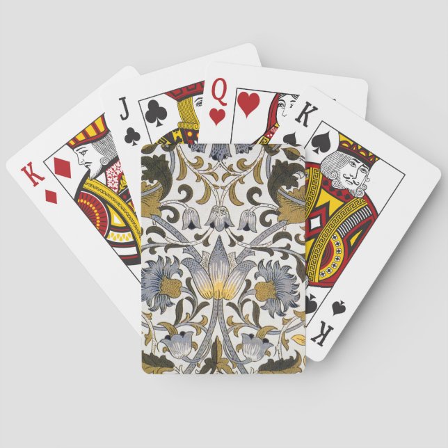 Baralho William Morris Lodden floral (Verso)