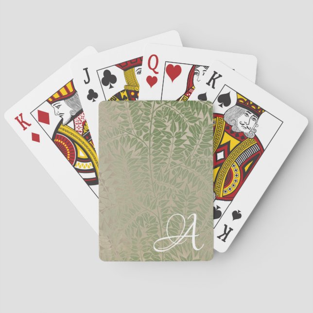 Baralho William Morris PERSONAL INICIAL Play Cards (Verso)