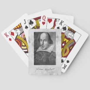 Baralho William Shakespeare - Cartões de Retrato e Assinat