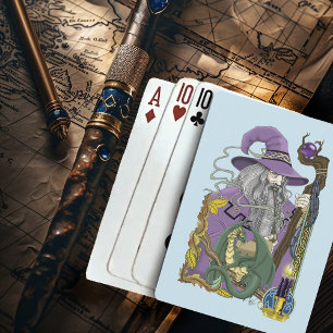 Baralho Wizard Dragon Fantasy Purple