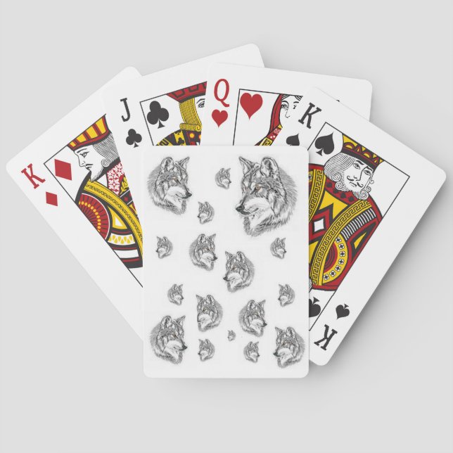 Baralho Wolf Playing Card Deck (Verso)