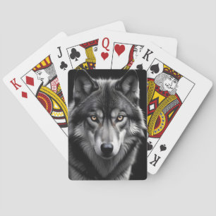 Baralho Wolf Wildlife Maiúsculo Nature Art Wallpaper