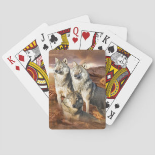 Baralho Wolves Trio Bicycle® Playing Cards