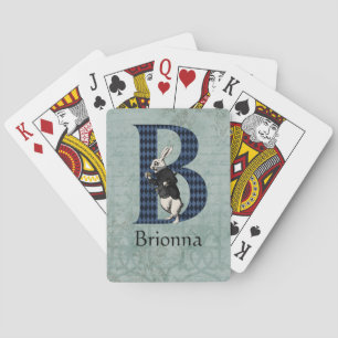 Baralho Wonderland White Rabbit - Letra B Placas