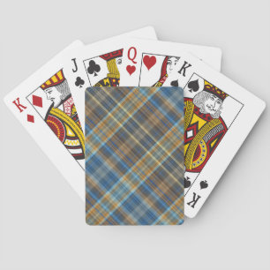 Baralho Xadrez alaranjada azul