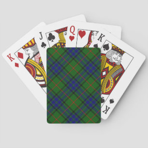Baralho xadrez azul verde tartan Lauder