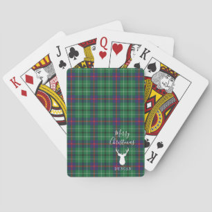 Baralho Xadrez personalizada de Tartan Clan Duncan