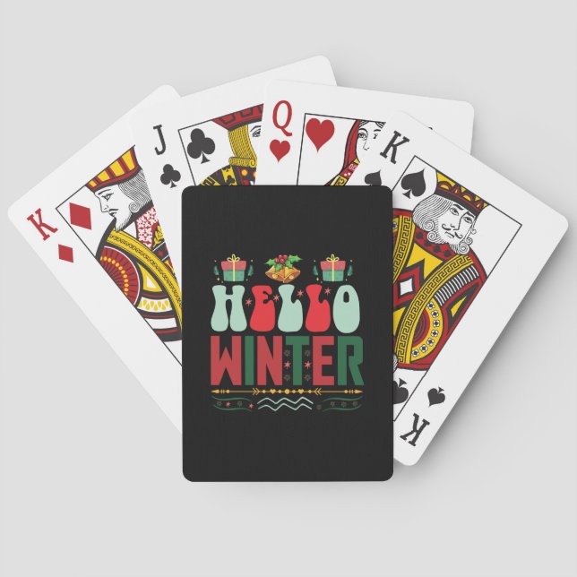 Baralho Xmas Gift Hello Winter (Verso)