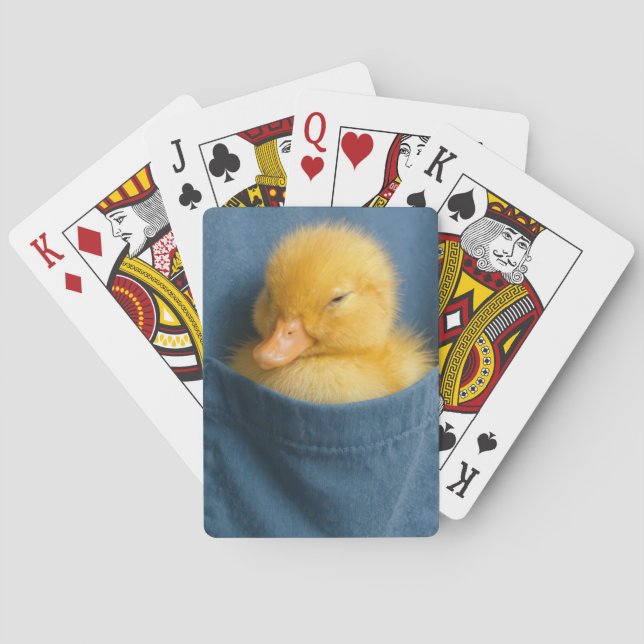 Baralho Yellow Duckling In a Blue T-shirt Pocket (Verso)