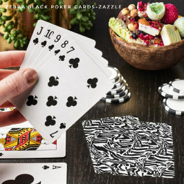 Baralho Zebra Black