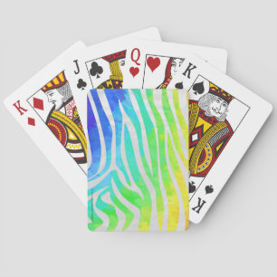 Baralho Zebra Rainbow e White Impressão