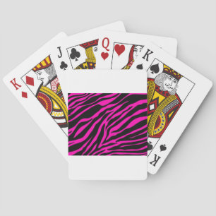 Baralho zebra rosa