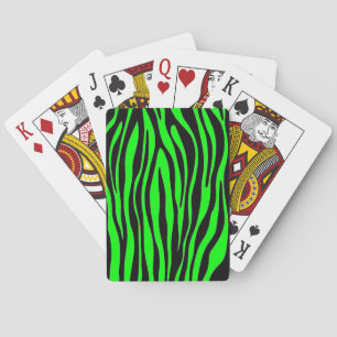 Baralho Zebra Verde Lima