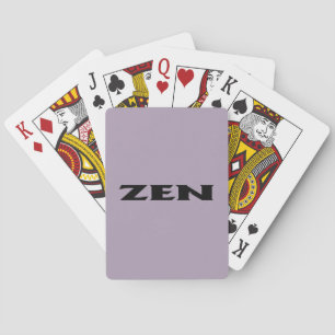 Baralho Zen Black cinza Poker jogando cartas