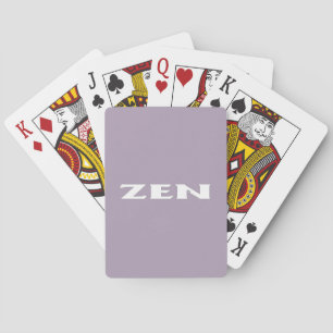 Baralho Zen White cinza Poker jogando cartas