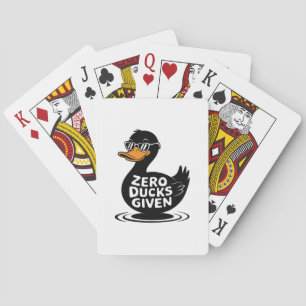 Baralho Zero Patos Dados - Design de Pato Engraçado e Lega