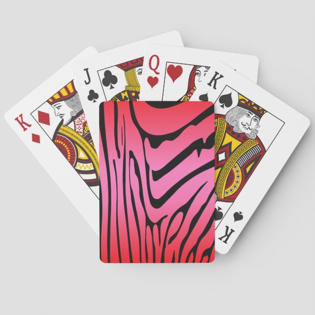 Baralho Zesty Zebra Red (Verso)