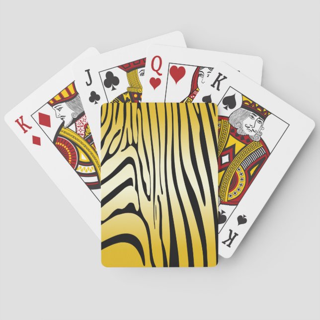 Baralho Zesty Zebra Yellow (Verso)
