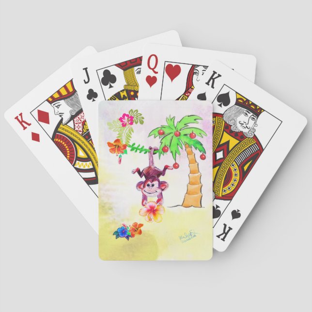 Baralho Zion the Monkey playing cards (Verso)