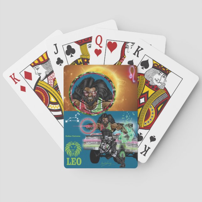 Baralho Zodiac Universe - Leo - Clássicos Cartões (Verso)