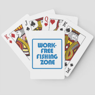 Baralho Zona de pesca livre de trabalho