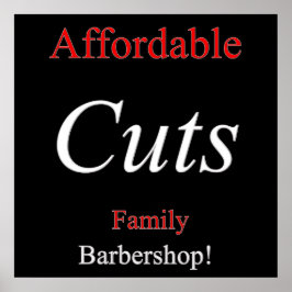 Barato corta a correspondência de Poster