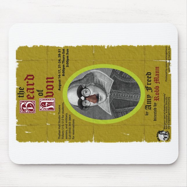 Barba de Avon Mousepad - personalizado (Frente)