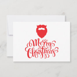 Barba Papai noel de Natal
