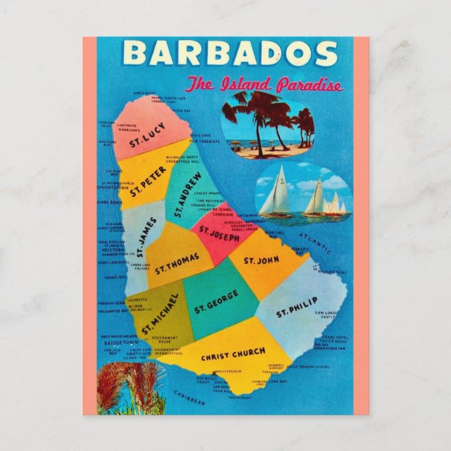 Barbados - Cartão Postal do Paraíso (Frente)