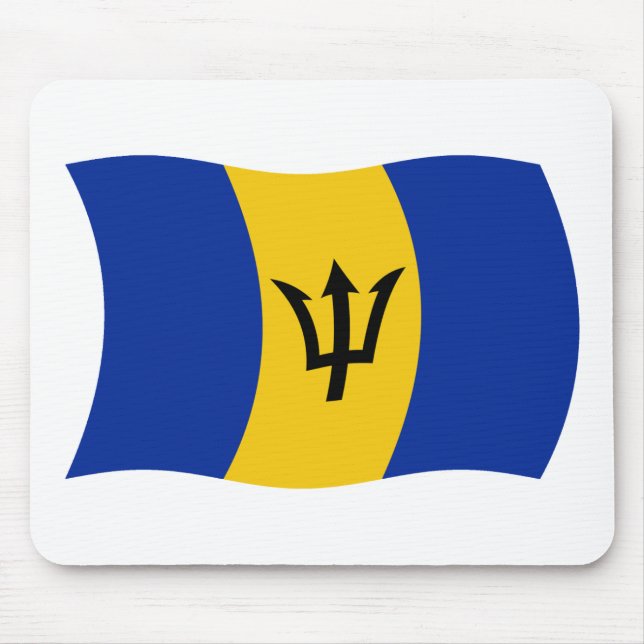 Barbados Flag Mousepad (Frente)
