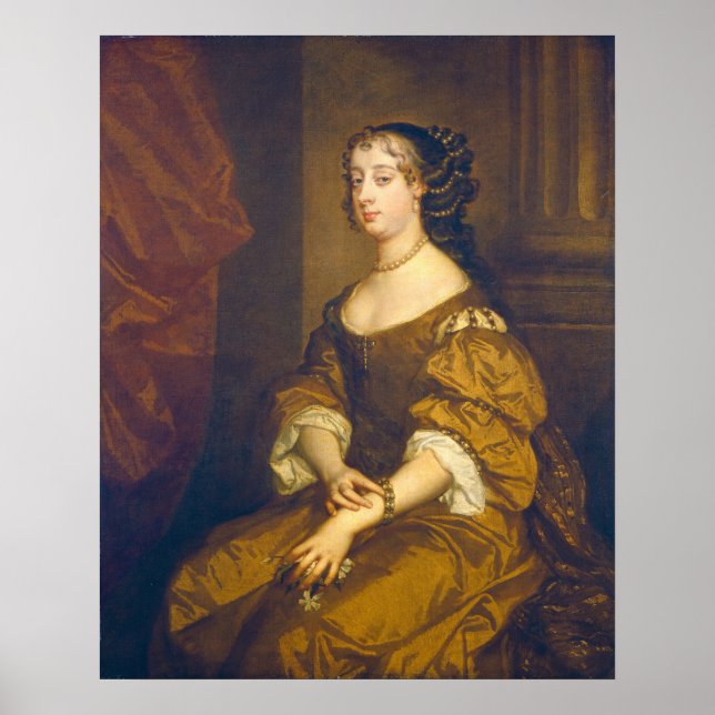 Barbara Villiers - Sir Peter Lely Fine Art Poster (Frente)
