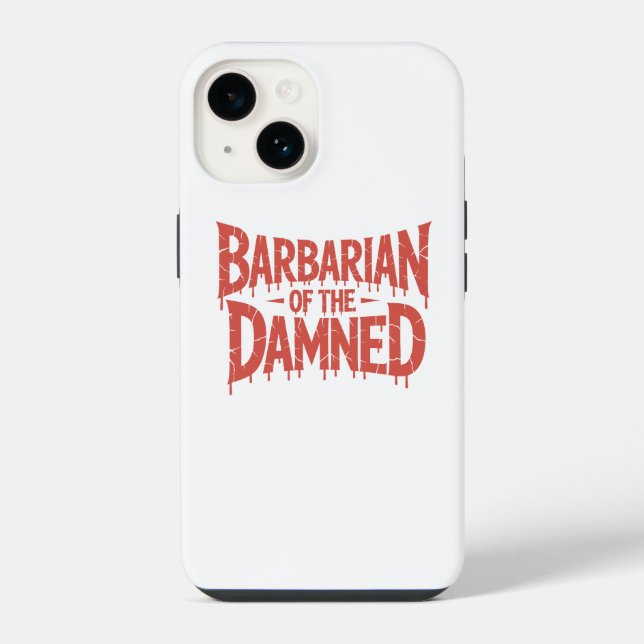Bárbaro do Horror Gótico Maldito (Verso)