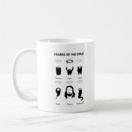 Barbas da caneca da bíblia