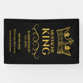 Barbearia Dourada e bigode