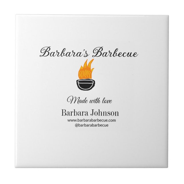 Barbecue restaurante cozinha social media site n (Frente)