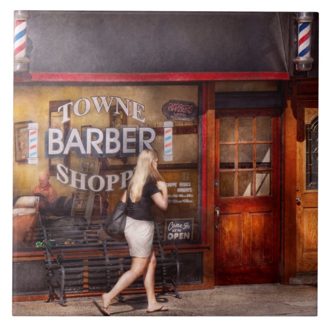Barbeiro - Barbearia - Hora de cortar o cabelo (Frente)