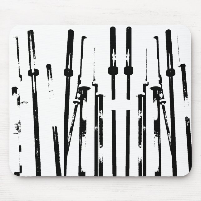 Barbell Forrest Mouse Pad (Frente)