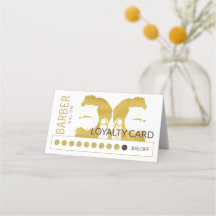 Barber compra cartão de pagamento de fidelidade el