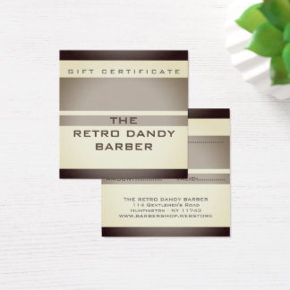 Barbershop de Manly Chic Retro Castanho de Grelha