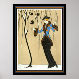 Barbier Deco Impressão 12 x 16