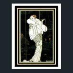 Barbier "Peles Brancas" Art Deco Fashion Impressão<br><div class="desc">Belo,  George Barbier,  Deco,  Impressão,  chamado Pele Branca 12 x 16</div>